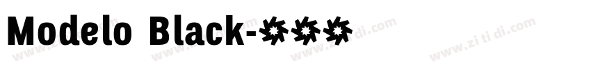Modelo Black字体转换